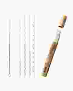 HERBORISTERIA Set Glastrinkhalme Punkte Mix 4 Stk