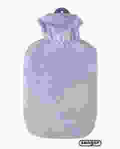 SÄNGER Wärmflasche Flauschbezug 2l blau pastell