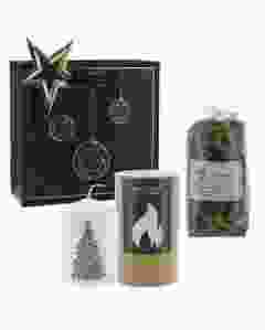HERBORISTERIA Geschenktasche Golden Xmas Tea Kerze
