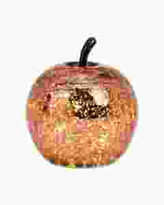 HERBORISTERIA Deko-Apfel aus Glas bronze 10 LED