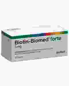 BIOTIN Biomed forte Tabl 5 mg Blist 90 Stk