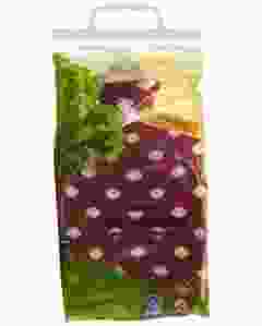 SÄNGER Wärmflasche 2l Strickbezug rot Punkte