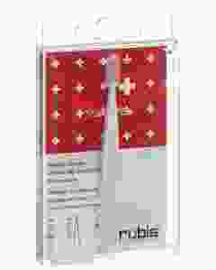 RUBIS Pinzette spitz weiss Inox