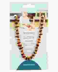 AMBEROS Natur Bernsteinkette Baby Nuggets Honey