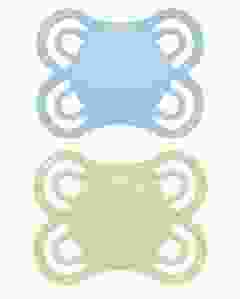 MAM Perfect Nuggi Sil 0-6m 2 Stk