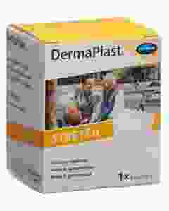 DERMAPLAST Stretch Gazebinde 6cmx10m weiss