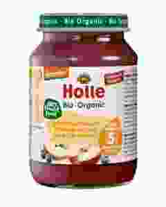 HOLLE Apfel und Heidelbeeren Glas 190 g