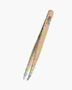 RUBIS Pinzette schräg Inox hellbraun