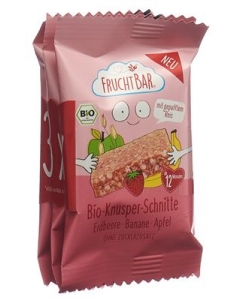 FRUCHTBAR Knusper Schnitte Bio Erdb Bana 3 x 23 g