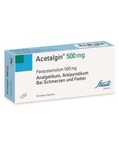 ACETALGIN Tabl 500 mg 20 Stk