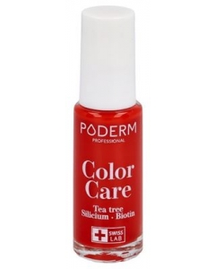 PODERM Vernis Color Care 363 Rouge Puissant 8 ml