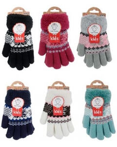 ANTONIO Handschuhe Kinder Teddy Norweger 1 Paar