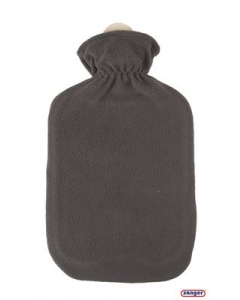 SÄNGER Wärmflasche Naturkaut Fleecebez 2l grau