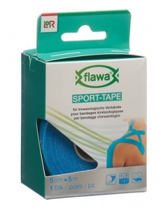 FLAWA Sport-Tape 5cmx5m blau