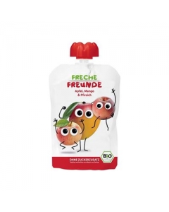 FRECHE FREUNDE Quetschmus Apfel Mango Pfirs 100 g