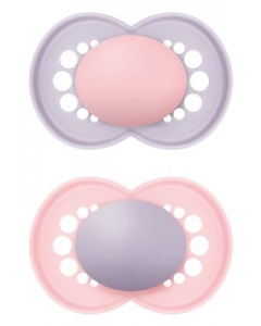 MAM Original Nuggi Sil 16-36m Girl 2 Stk