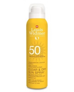 WIDMER Clear&Dry Sun LSF50 parf Spr 200 ml