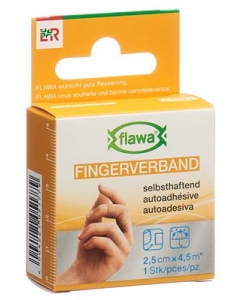 FLAWA Fingerverband selbsthaftend 2.5cmx4.5m hf