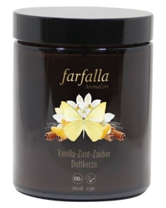 FARFALLA Aroma-Duftkerze Vanilla-Zimt-Zauber