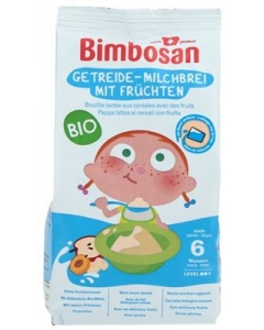 BIMBOSAN Bio-Getreide-Milchbrei Früchten 300 g