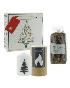 HERBORISTERIA Geschenktasche Joy Tee Kerze