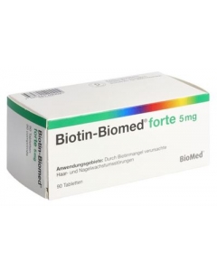 BIOTIN Biomed forte Tabl 5 mg 90 Stk