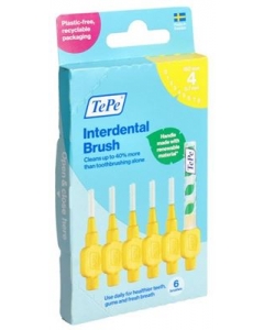 TEPE Interdental Brush 0.7mm gelb 6 Stk