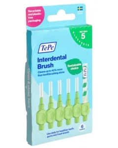 TEPE Interdental Brush 0.8mm grün 6 Stk