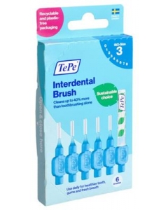 TEPE Interdental Brush 0.6mm blau 6 Stk