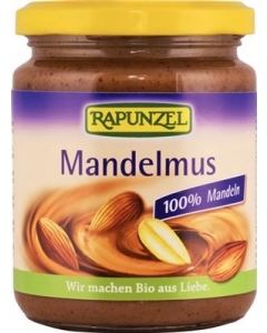 RAPUNZEL Mandelmus braun Bio Glas 250 g