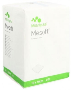 MESOFT NW Kompressen 10x10cm unst 100 Stk