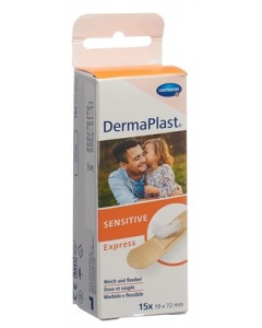 DERMAPLAST Sens Express Strips 19x72mm Box 15 Stk