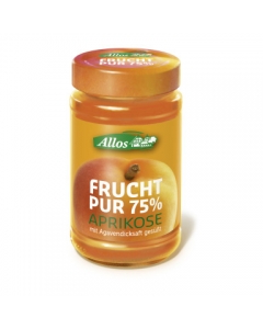 ALLOS Frucht Pur Konfitüre 75% Aprikose Bio 250 g