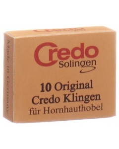 CREDO Ersatzklingen Hornhauthobel Schachtel 10 Stk