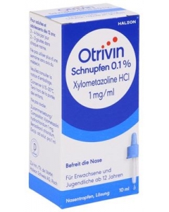 OTRIVIN Schnupfen Gtt Nas 0.1 % Fl 10 ml
