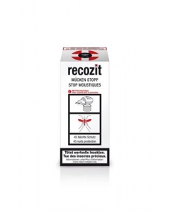 RECOZIT Mücken Stopp Stecker mit Flüssigkeit
