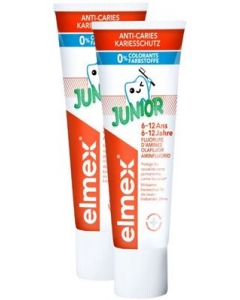 ELMEX JUNIOR Zahnpasta Duo 2 x 75 ml