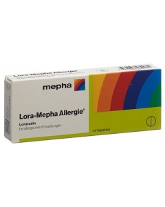 LORA Mepha Allergie Tabl 10 mg 14 Stk