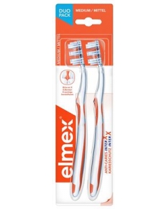 ELMEX KARIESSCHUTZ InterX Mittel Zahnbürste Duo