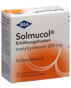 SOLMUCOL Erkältungshusten Lutschtabl 200 mg 20 Stk