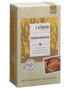 CLARO Mascobado Vollrohrzucker Bio 1 kg