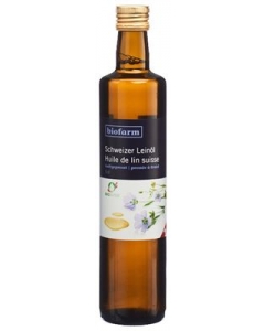 BIOFARM Leinöl CH Knospe Bio Suisse Fl 5 dl