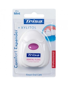 TRISA Zahnseide Comfort Expander 40m mint Xylitol