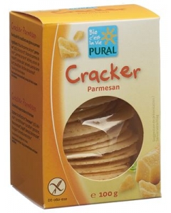 PURAL Cräcker Parmesan glutenfrei Bio 100 g