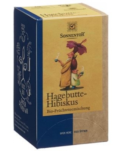 SONNENTOR Hagebutte Hibiskus Tee BIO 18 Btl 3 g