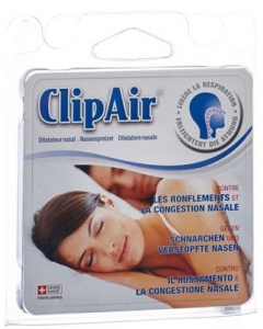 CLIPAIR Nasendilatator für Schlaf und Sport 3 Stk
