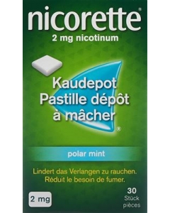 NICORETTE Polar Mint Kaudepots 2 mg 30 Stk