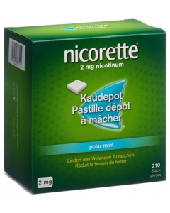 NICORETTE Polar Mint Kaudepots 2 mg 210 Stk