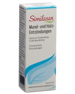 SIMILASAN Mund und Halsentzündungen Spray Fl 15 ml