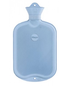 SÄNGER Wärmflasche 2l Lamelle 1seitig hellblau